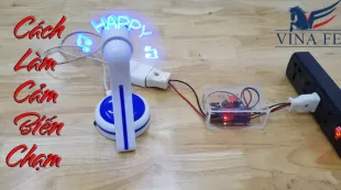 Combo Bật tắt thiết bị đơn giản với cảm biến chạm TTP223